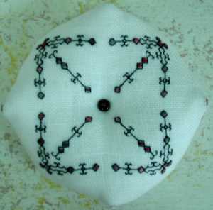 Blackwork Biscornu